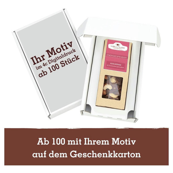 1 Premium Snack im Geschenkkarton (versandfähig)