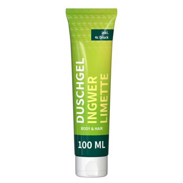 100 ml Tube - Duschgel Ingwer-Limette - FullbodyPrint