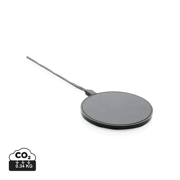 10W Wireless Charger aus RCS Standard recyceltem Kunststoff