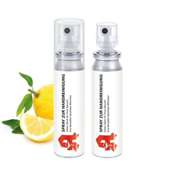 20 ml Pocket Spray  - Handreinigungsspray (alk.) - Body Label