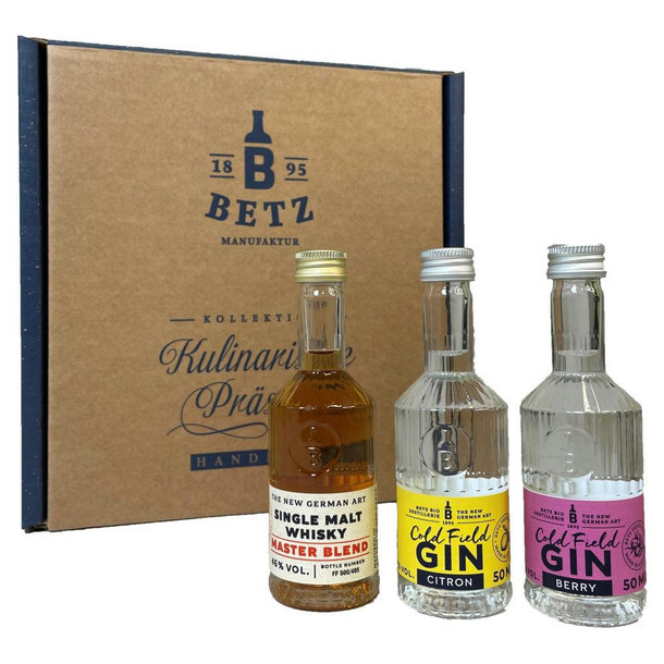 3er-Tasting Set Whisky & Gin 50 ml