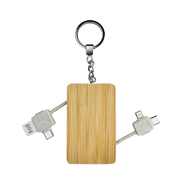 3in1 Ladekabel Bambus