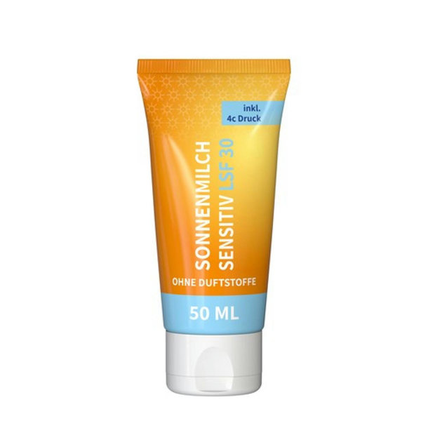 50 ml Tube - Sonnenmilch LSF 30 (sensitiv) - FullbodyPrint