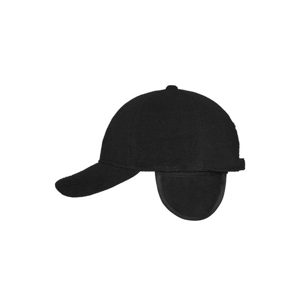 6 Panel Fleece Cap with Earflaps-Wärmendes Fleece-Cap mit ausklappbarem Ohrenschutz