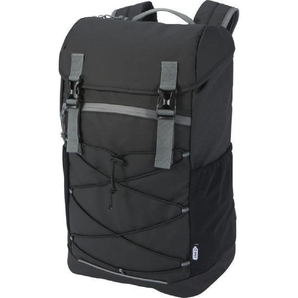 Aqua 15,6" GRS recycelter wasserabweisender Laptop-Rucksack 23 L