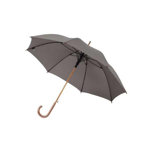 Automatik Stockschirm CITY - Regenschirm Schirm Holzgriff AC - OKTAGON®
