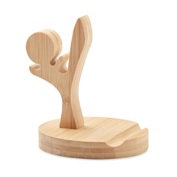 Bamboo phone stand