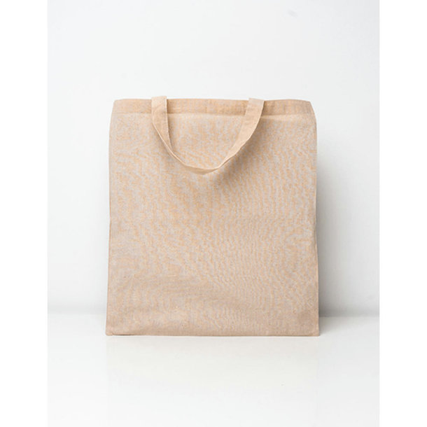 Cotton Bag Natural Short Handles