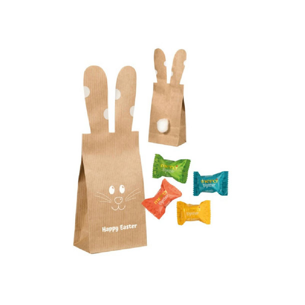 Bunny Bag Merci together