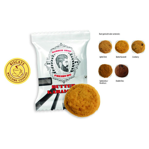 Coffee Cookies Flowpack, 1 Stück, Inhalt: Coffee Cookies Butter, Karamell