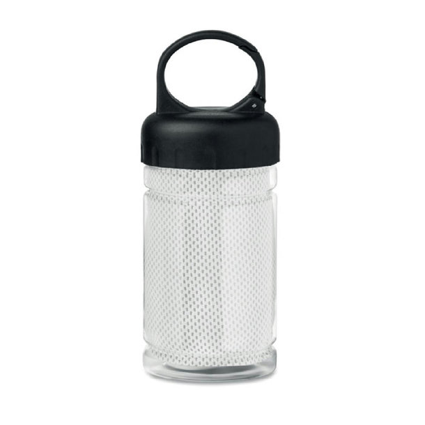 Cooling towel in PET bottle