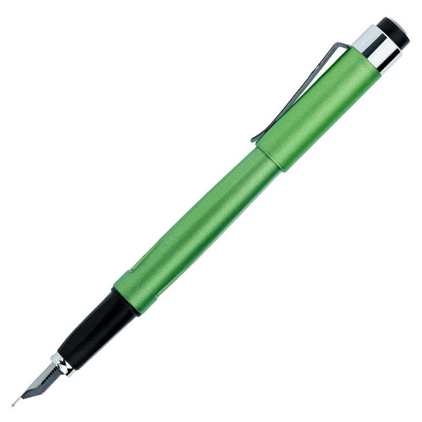 DIPLOMAT MAGNUM Glanzchrom Lime Green Füllfederhalter