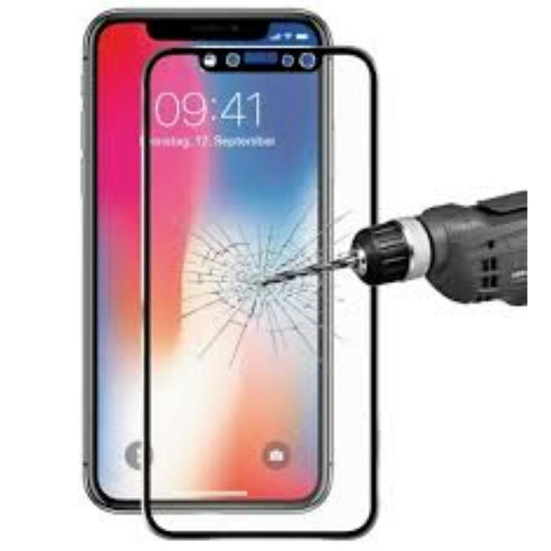 Displayschutzglas aus Sicherheitsglas Displayschutz 3D iPhone™ 12 pro max schwarz