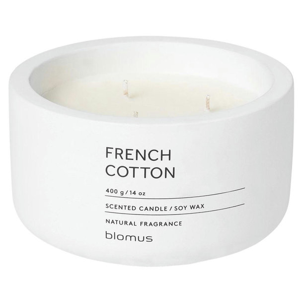 Duftkerze -FRAGA- French Cotton - Lily White