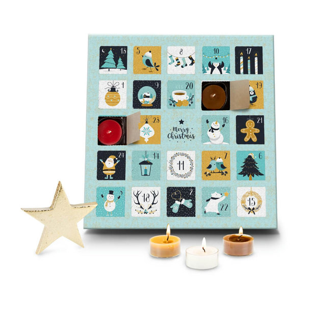 Duftkerzen Adventskalender Charming Christmas Time