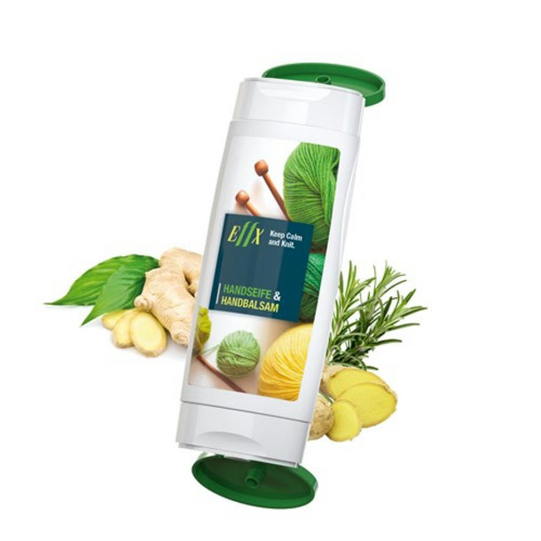 DuoPack Handbalsam Ingwer-Limette + Flüssigseife Rosmarin Ingwer (2 x 50 ml)