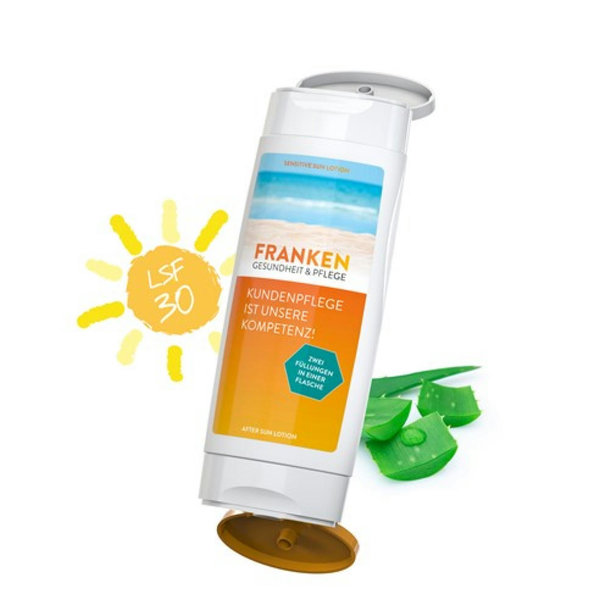 DuoPack Sonnenmilch LSF 30 (sensitiv) + After Sun Lotion (2 x 50 ml)