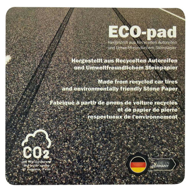 ECO-pad, Untersetzer 100 x 100 mm , ca. 2 mm dick