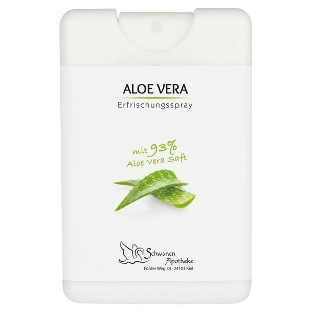 Erfrischungsspray 93 % Aloe Vera in 16 ml Spray Card