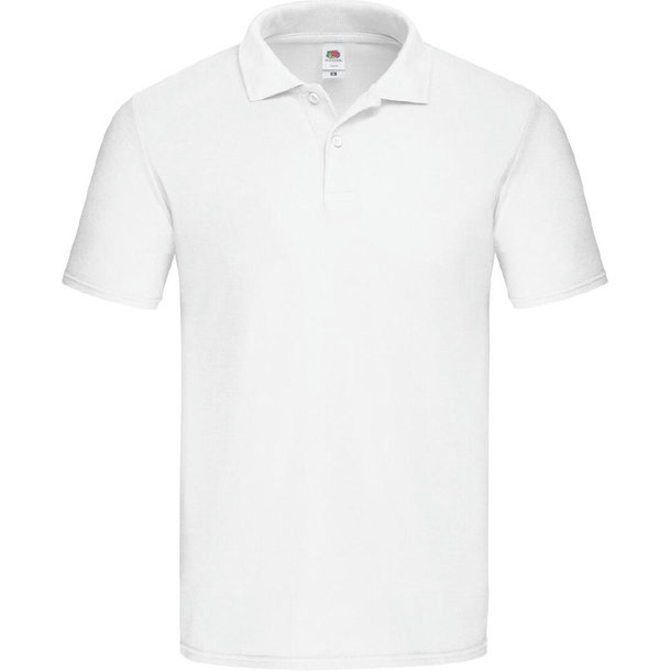 Erwachsene Weiß Polo-Shirt Original