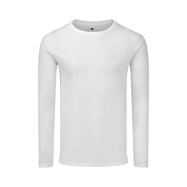 Erwachsene Weiß T-Shirt Iconic Long Sleeve T