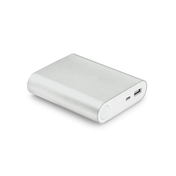 FERMAT. Tragbare Powerbank aus Aluminium mit 7\'200 mAh Kapazität