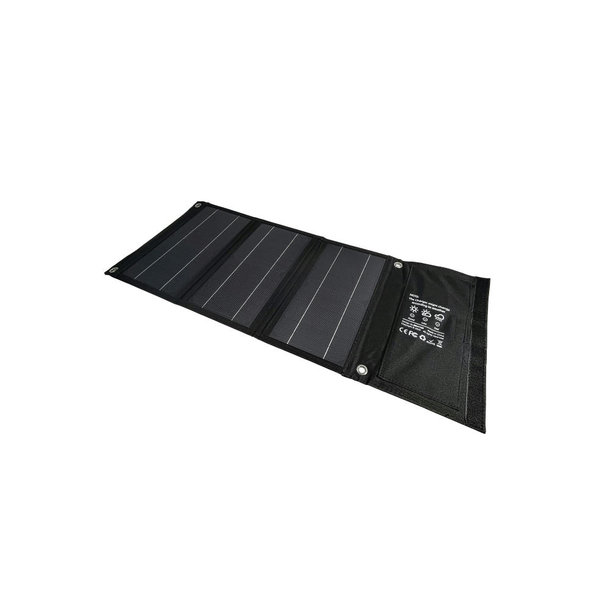 Faltbare Outdoor Solarmatte SM02 mit 3 Solarpanels und 21W Grün Camouflage