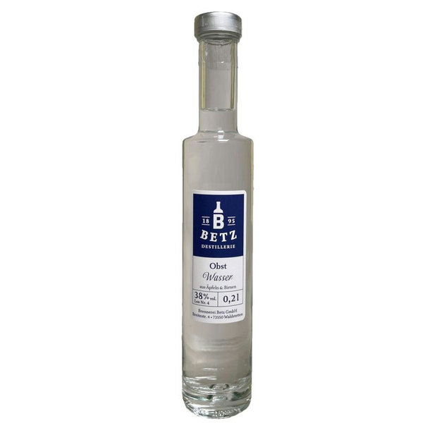 Flasche Atlantis 0,2 Ltr. mit Obstwasser 38% vol.