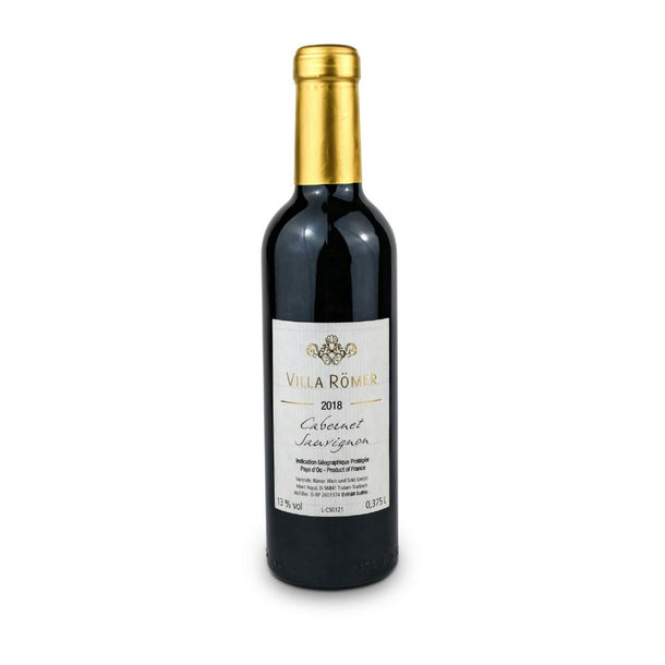 Französischer Cabernet Sauvignon Trocken - Kapselfarbe Gold, 0,375 l