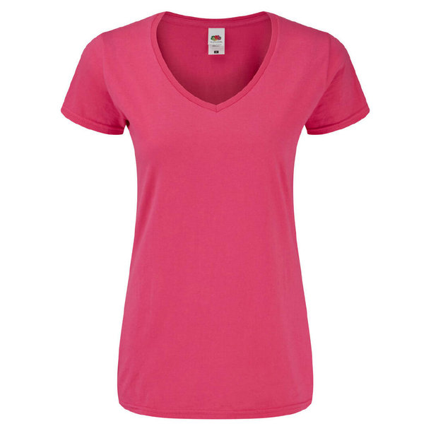 Frauen Farbe T-Shirt Iconic V-Neck