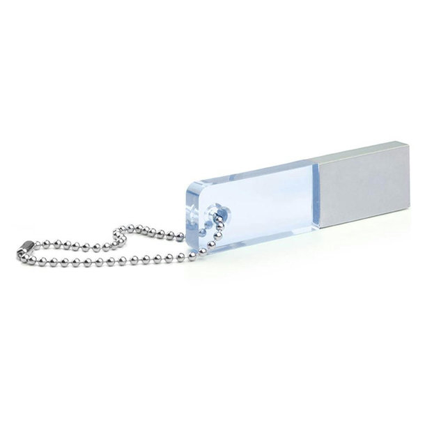 GLOWING FLASH USB STICK, blau