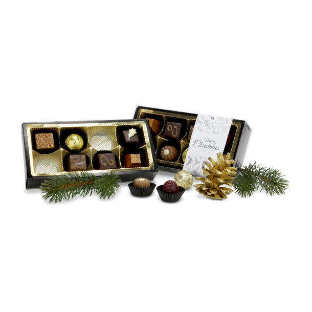 Geschenkartikel / Präsentartikel: Pralinenschachtel Merry Christmas