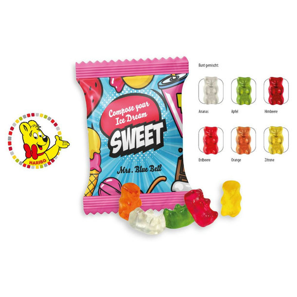 HARIBO Standardformen Werbetüte, 15 g, Inhalt: HARIBO @-Zeichen