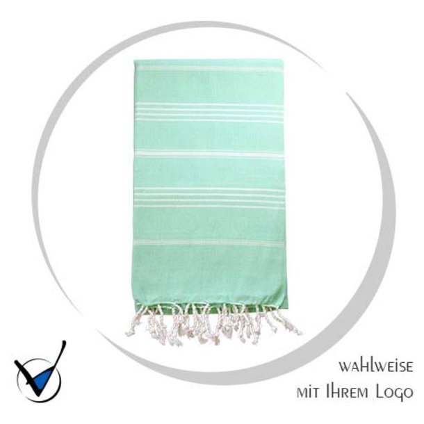 Hamam Sauna Strandtuch - mint