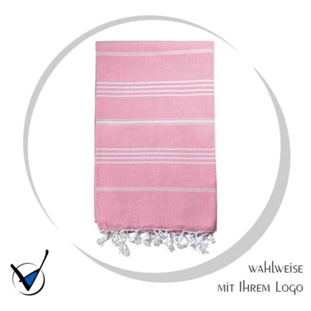 Hamam Sauna Strandtuch - rosa