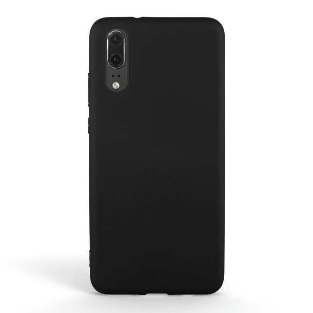 Handy Hülle Huawei™ P30 Monkey Soft Slim Case TPU Silikon matt schwarz