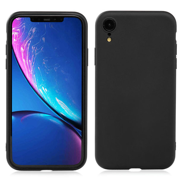 Handy Hülle iPhone™ Xr Monkey Soft Slim Case TPU Silikon matt schwarz