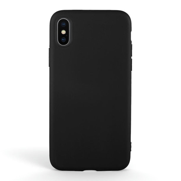 Handy Hülle iPhone™ Xs Monkey Soft Slim Case TPU Silikon matt schwarz