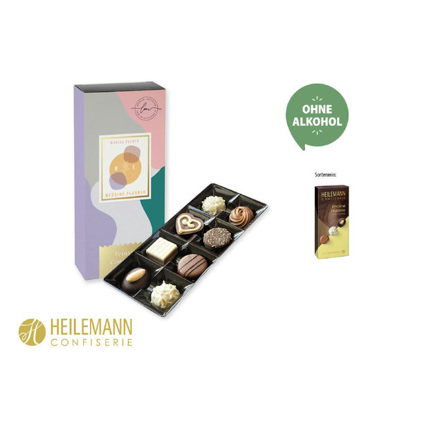 Heilemann Pralinés Auslese, 95 g, Inhalt: Heilmann Pralinés Auslese ohne Alkohol,