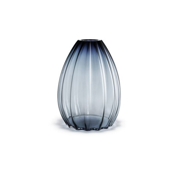 Holmegaard 2Lips Vase blau 45cm