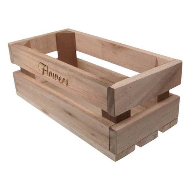 Holzkiste klein Flowers