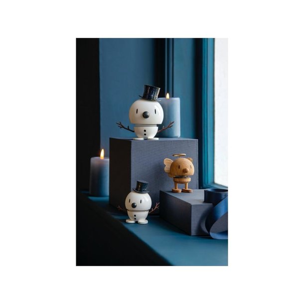 Hoptimist Medium Snowman Weiss Blau