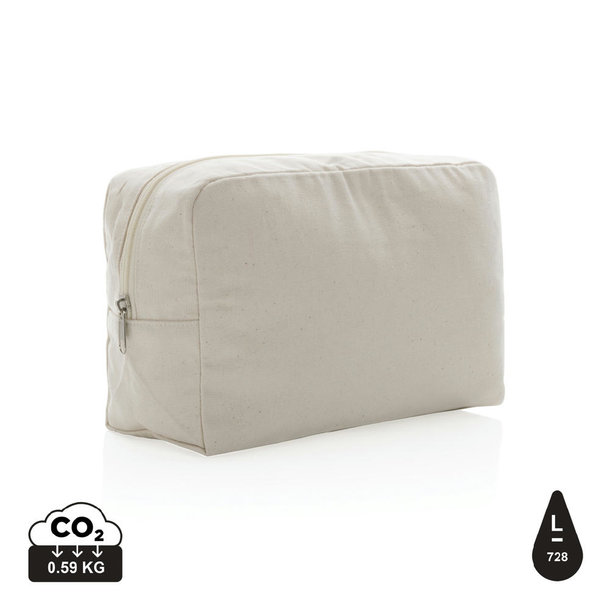 Impact Aware™ 285g/m² Kosmetiktasche aus ungefärbtem Canvas