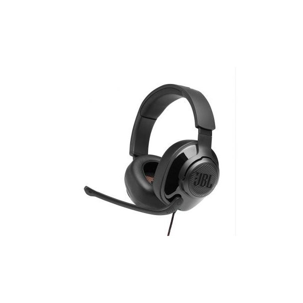 JBL Quantum 200 - Kabelgebundenes Over-Ear-Gaming-Headset mit klappbarem Mikro