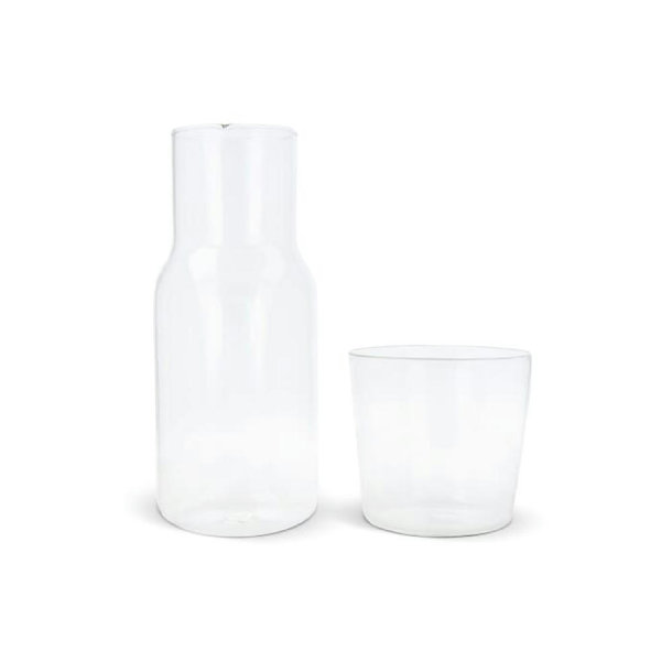 Karaffe 550ml und Trinkglas 250ml Set