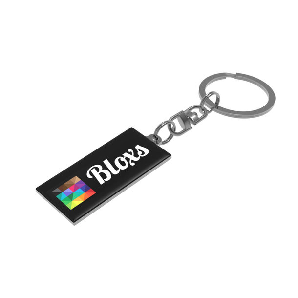 Key Ring Pluto Rectangular