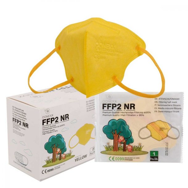 Kinder FFP2 NR Maske | EN149 2001+A1:2009