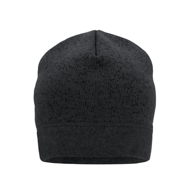 Knitted Fleece Workwear Beanie - STRONG --Strickmütze in Melange-Optik