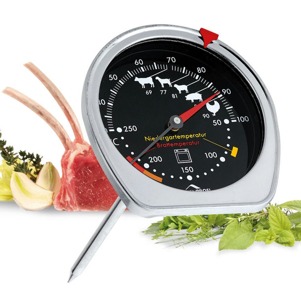 Küchenprofi Braten und Ofenthermometer schwarz