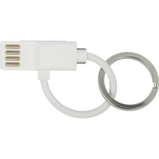 Ladekabel mit USB, USB-C, Lightning Anschluss aus Kunststoff Elfriede